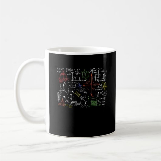 Wiskunde Leraar Formulas Cheat Sheet Cool Geek Ner Koffiemok (Links)
