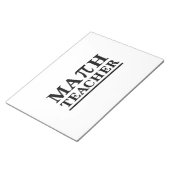 Wiskunde leraar notitieblok (Schuin)