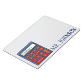 Wiskunde leraar Notitieblok (Schuin)