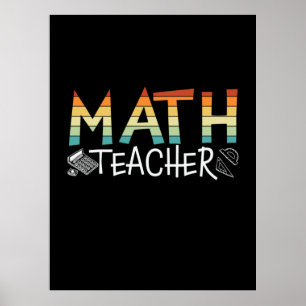 Wiskunde leraar poster