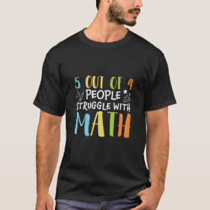Wiskunde leraar strijd met Wiskunde T-shirt