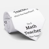 Wiskunde leraar stropdas (Opgerold)