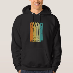 Wiskunde leraar vermijdt negativiteit hoodie