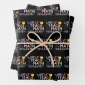 Wiskunde leraar waardering - wees Geweldige Inpakpapier Vel (In situ)