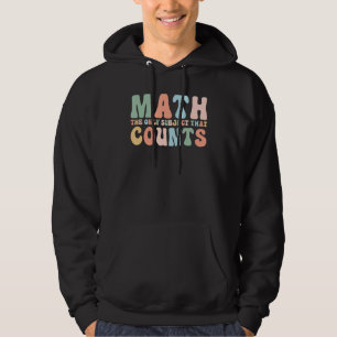 Wiskunde leraar weer naar school, het enige onderw hoodie