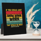 Wiskunde leraar Wiskunde als u het maar kunt Fotoplaat (Zijkant)