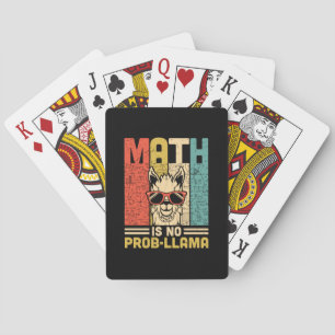 Wiskunde leraar Wiskunde is geen probleem Pokerkaarten