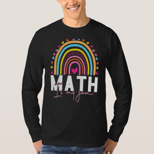 Wiskunde leraar - Wiskunde is Mijn jam Premium_2 T-shirt (Voorkant)