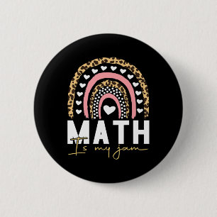 Wiskunde leraar - Wiskunde is mijn jam terug naar Ronde Button 5,7 Cm