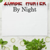 Wiskunde leraar/Zombie Hunter Theedoek (Gevouwen)