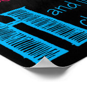 Wiskunde leslokaal afdrukbaar poster (Hoek)