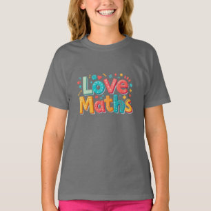 Wiskunde leuk - leuke typografie t-shirt