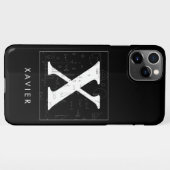 Wiskunde Monogram - Xavier iPhone Hoesje (Achterkant horizontaal)