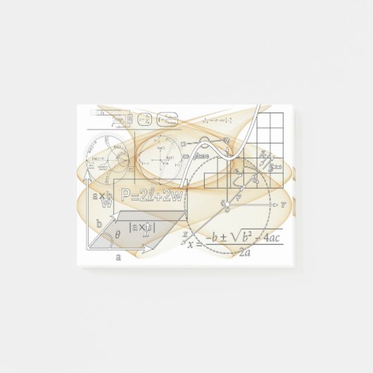 Wiskunde natuurkunde Formulas Post-it Notes (Voorkant)