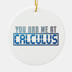 Wiskunde Nerd Gag je had me bij Calculus Keramisch Ornament