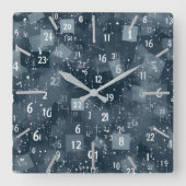 Wiskunde nummers Abstract Vierkante Klok (Voorkant)