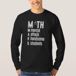 Wiskunde onderwerp van handige Wiskunde van studen T-shirt