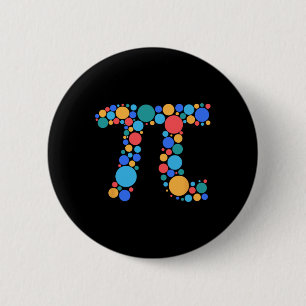 Wiskunde Pi Dag Dot Dag 2025 Ronde Button 5,7 Cm