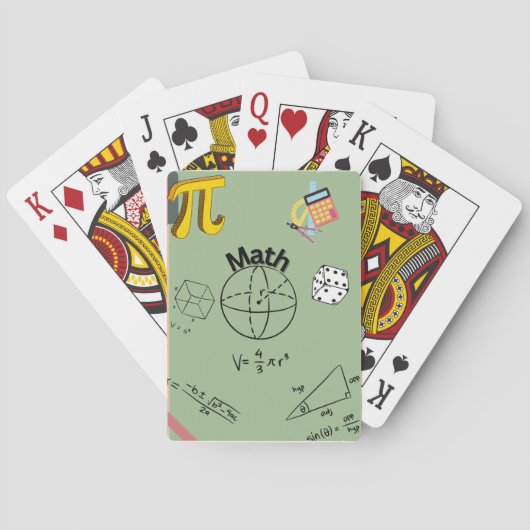 Wiskunde Pokerkaarten (Achterkant)