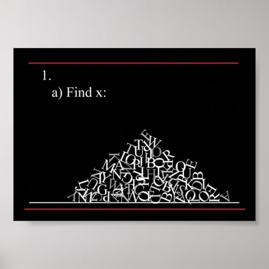 Wiskunde Poster (Voorkant)