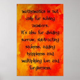 wiskunde poster
