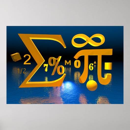 wiskunde poster (Voorkant)