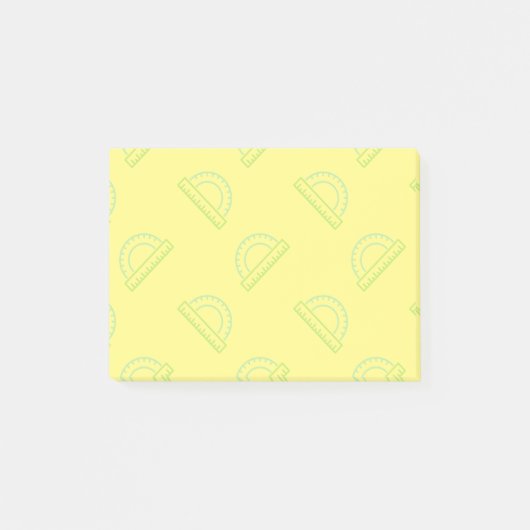 Wiskunde protractor post-it® notes (Voorkant)