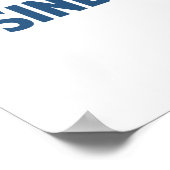 Wiskunde Puns First Sine of Madness Poster (Hoek)