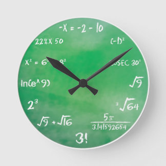 Wiskunde Quiz - Sheldon Cooper Clock Ronde Klok