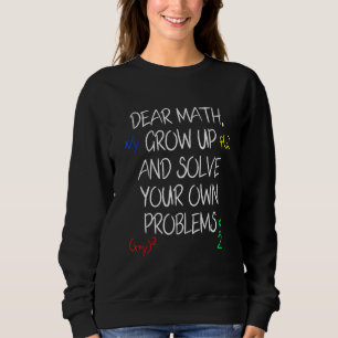Wiskunde Quote Tiener middelbare school wiskunde Trui