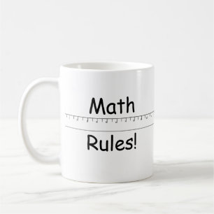 Wiskunde regels! koffiemok