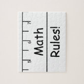 Wiskunde regels! legpuzzel (Verticaal)