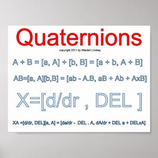 Wiskunde regels! poster (Voorkant)