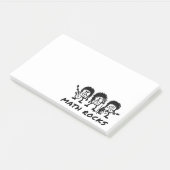 Wiskunde Rocks Academische Rockband Humor Post-it® Notes (Schuin)