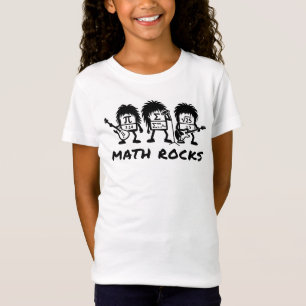 Wiskunde Rocks Academische Rockband Humor T-shirt