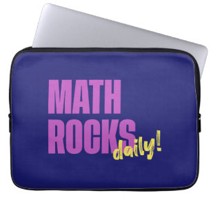Wiskunde Rocks Daily Laptop Sleeve