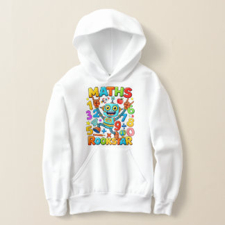 Wiskunde Rockster Cute Rekenmachine Hoodie