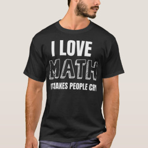 Wiskunde Schoolformulier Onderwijsles Lessen Leerk T-shirt