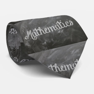 Wiskunde schoolleraar Blackboard krijt stropdas