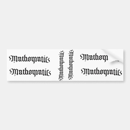 WISKUNDE STICKERS (Voorkant)