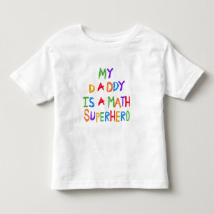 Wiskunde Superhero Kinder Shirts