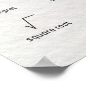 Wiskunde Symbolen Poster (Hoek)