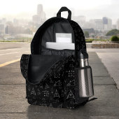 Wiskunde Symbolen, Wiskundig, Terug naar school Bedrukte Rugzak