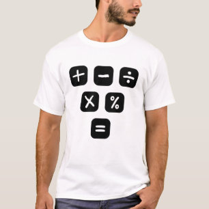 Wiskunde Symbolen wiskundige signalen T-shirt