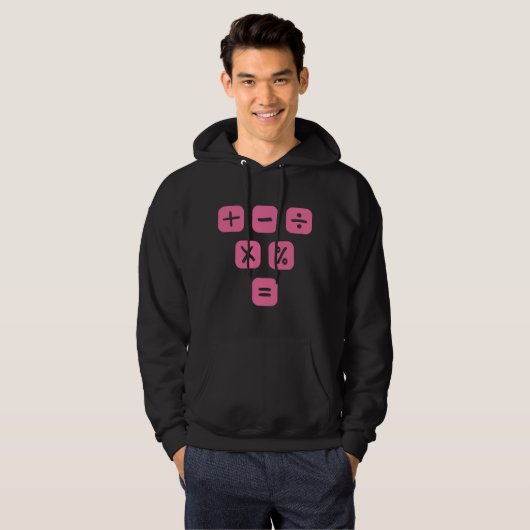 Wiskunde Symbolen wiskundige signalen Wiskunde Hoodie (Voorkant volledig)