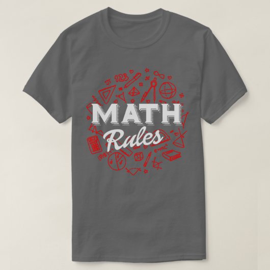 Wiskunde T-shirt (Design voorkant)