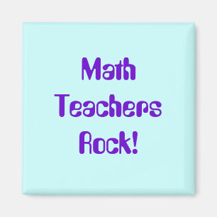 Wiskunde Teachers Rock Magnet Magneet