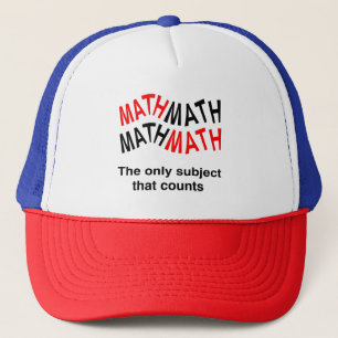 Wiskunde telt golvend trucker pet