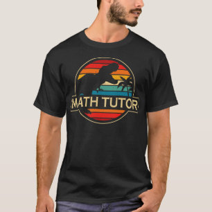 Wiskunde Tutor Dinosaur T-shirt