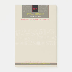 Wiskunde Tutor Notities Post-it® Notes